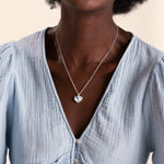 Secret Sentiment 'Heart of Gold' Locket Necklace | Silver & Gold Plated