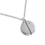 Secret Sentiment 'One In A Million' Locket Necklace | Silver & Gold Plated