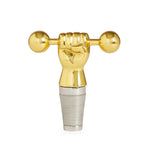 Brass Barbell Bottle Stopper