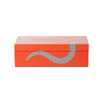 Eden Snakes Lacquer Box | Orange | Small