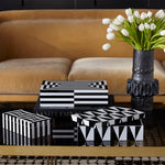 Op Art Lacquer Box | Medium