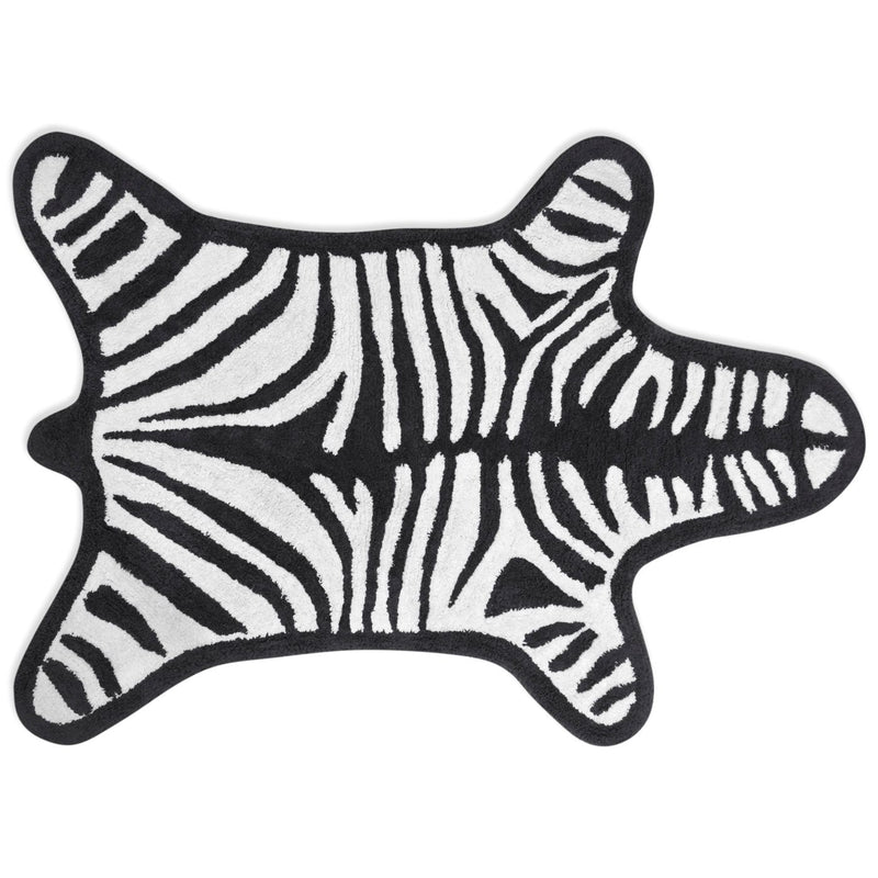 Reversible Zebra Bathmat | Black & White