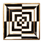 Square Op Art Tray