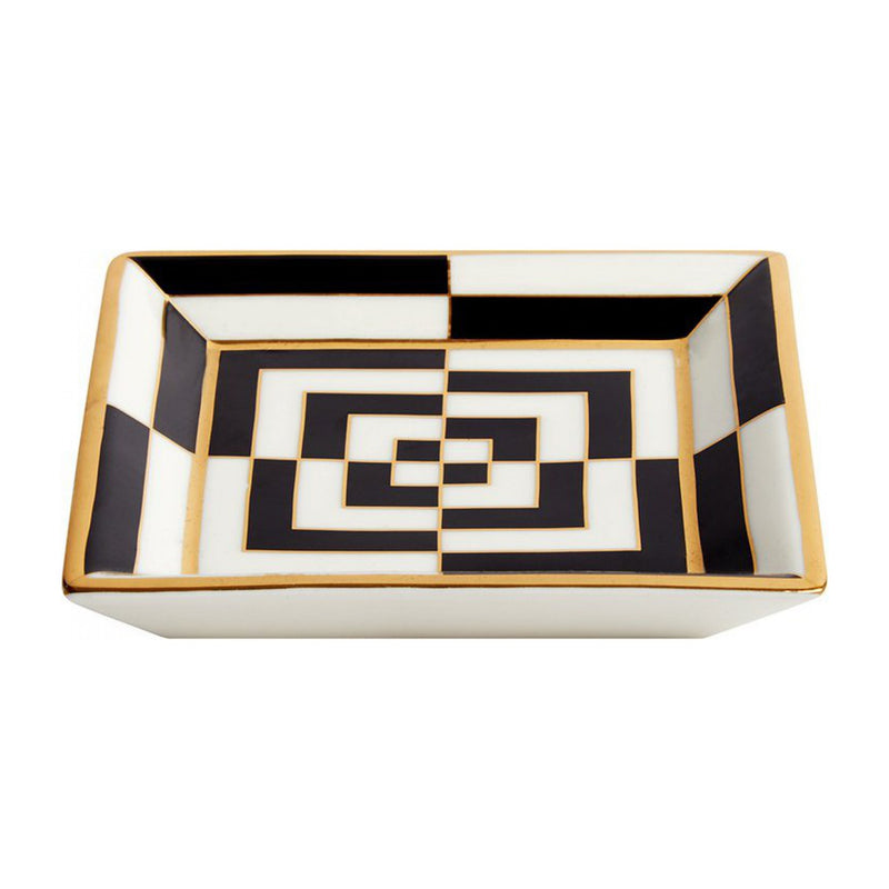 Square Op Art Tray