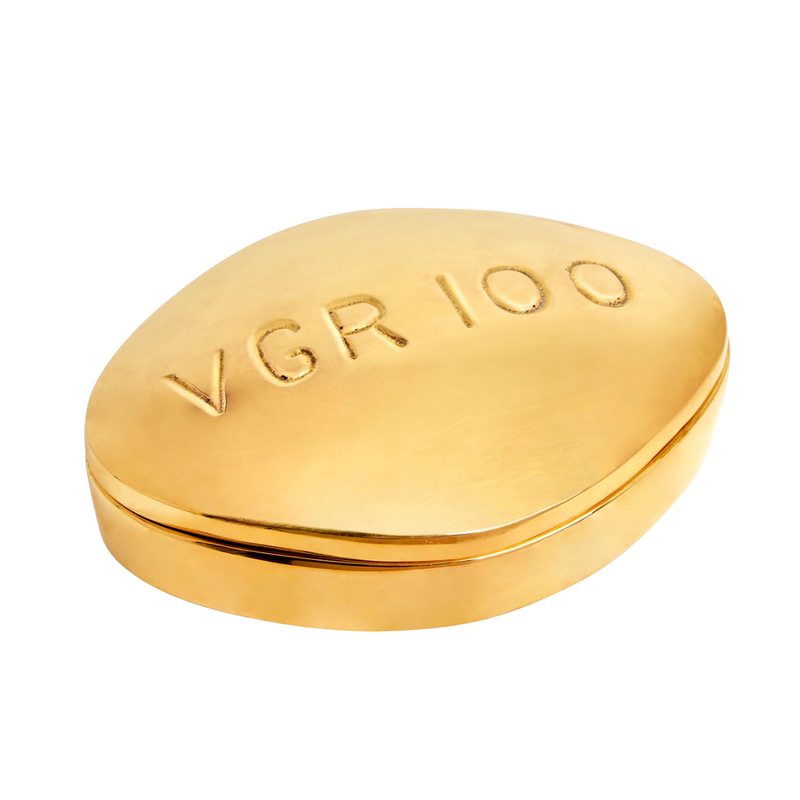 Viagra Pill Box | Brass
