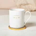 'Wonderful Mum' Porcelain Mug