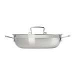 3-Ply Stainless Steel Shallow Casserole Dish with Lid | 26cm
