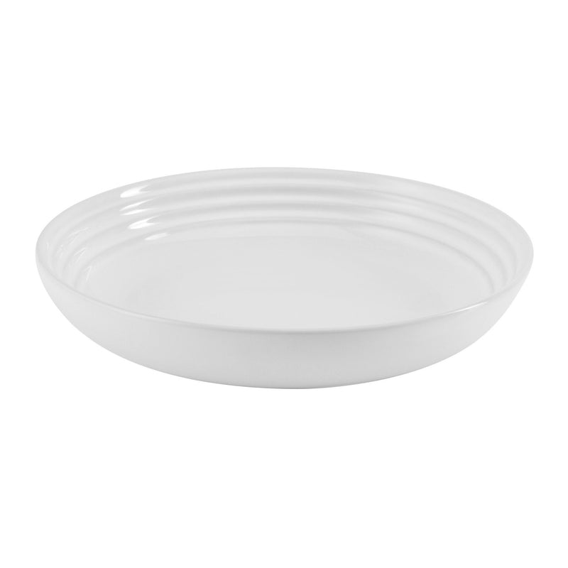 Pasta Bowl | Stoneware | White | 22cm