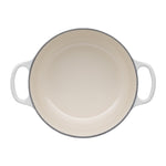 Round Cast Iron Casserole Dish | Meringue | 20cm