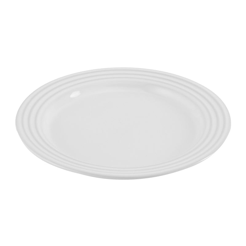 Side Plate | Stoneware | White | 22cm