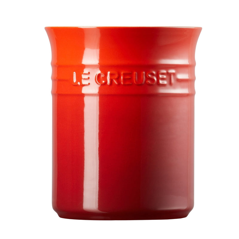 Utensil Jar | Stoneware | Cerise