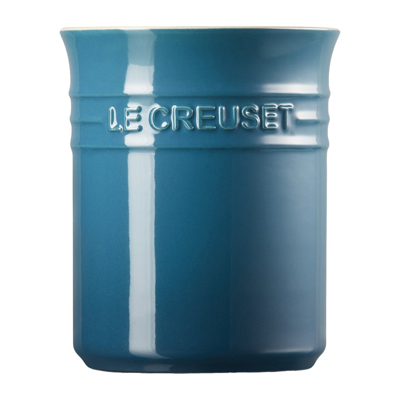 Utensil Jar | Stoneware | Deep Teal