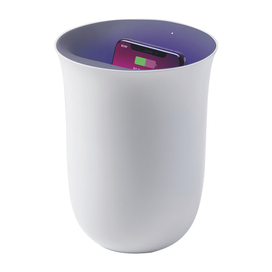 Wireless Charging Station with UV Sanitiser | Oblio | White