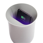 Wireless Charging Station with UV Sanitiser | Oblio | White