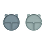 Merrick Divider Plate Set | Whale Blue | 2 Pack