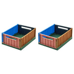 Small Weston Storage Box Set | Eden Mix | 2 Pack