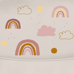 Tilda Rainbow Silicone Bib Set | Sandy | 2 Pack