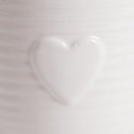 Embossed Heart Mug
