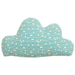 Printed Cloud Cushion | Blue | 23x40cm