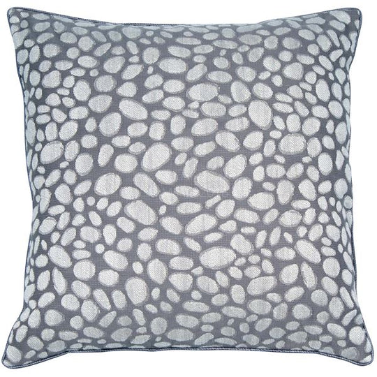 Jacquard Pebbles Cushion | Grey | 50x50cm
