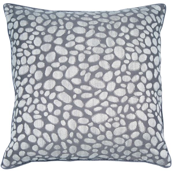 Jacquard Pebbles Cushion | Grey | 50x50cm