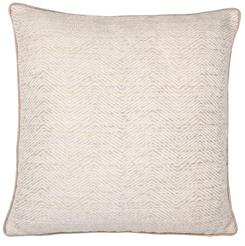 Jacquard Ripple Cushion | Natural | 50x50cm