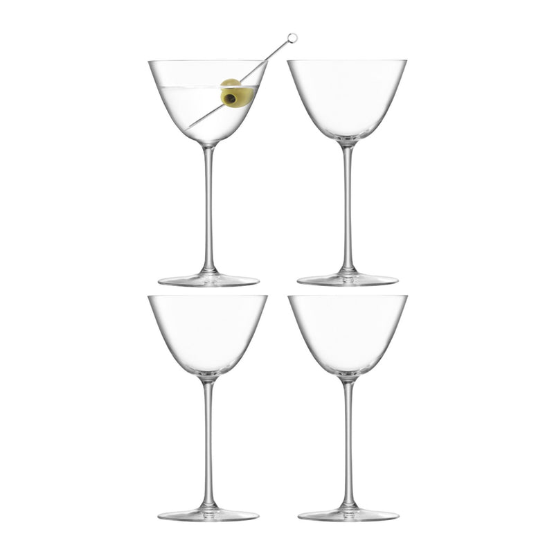 Borough Martini Glass | Set of 4 | 195ml