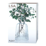Pleat Vase | Clear | 26cm
