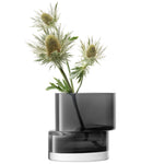 Tier Lantern & Vase | Slate Grey | 13.5cm