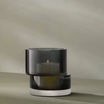 Tier Lantern & Vase | Slate Grey | 13.5cm