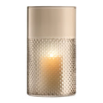 Wicker Vase/Lantern | Taupe