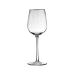 Palermo Gold White Wine Glasses | Set of 4