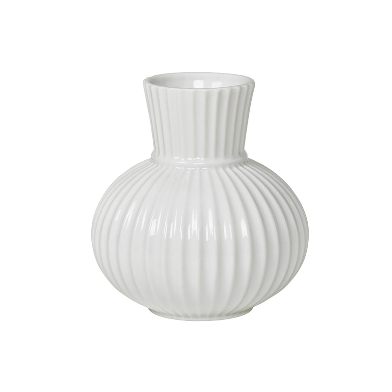 Tura Vase | White Porcelain | 14.5cm