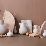 Tura Vase | White Porcelain | 18cm