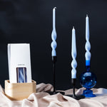 Taper Candle Holder | Egyptian Blue