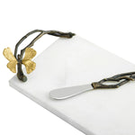 Butterfly Ginkgo Cheese Board with Knife | Small