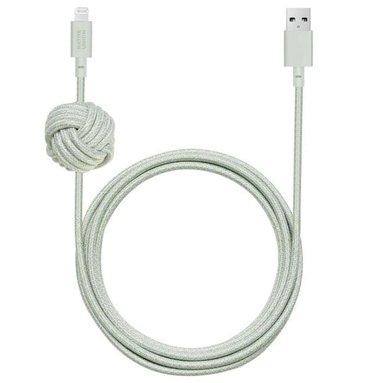 Lightning Night Cable | Sage | 3m