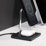 Snap 2-in-1 Magnetic Wireless Charger | Black