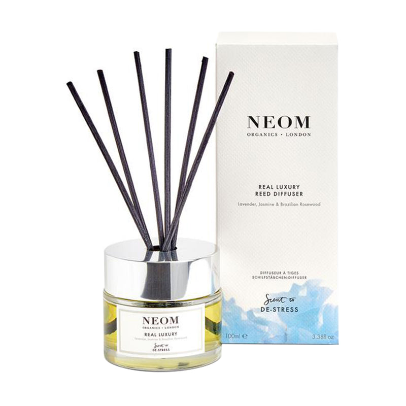 Scent to De-Stress Real Luxury Reed Diffuser | Lavender, Jasmine & Brazillian Rosewood | 100ml