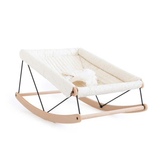 Growing Green Baby Bouncer | Honey Sweet Dots Natural