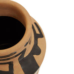 Barren Earthenware Vase | Sand/Black