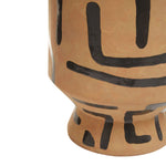 Barren Earthenware Vase | Sand/Black