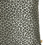 Leopard Jacquard Cushion | Ebony | 50x50cm