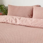 Tufted Polka Duvet Cover Set | Blush