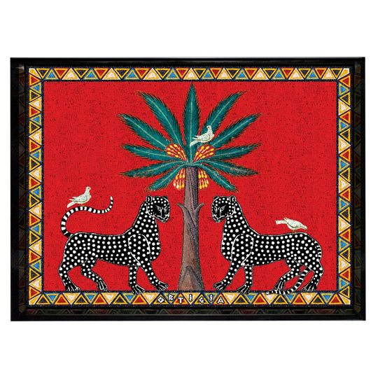 Mosaic Serving Tray | Red | Large