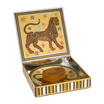 Ambra Nera Soap & Glass Plate | Gold
