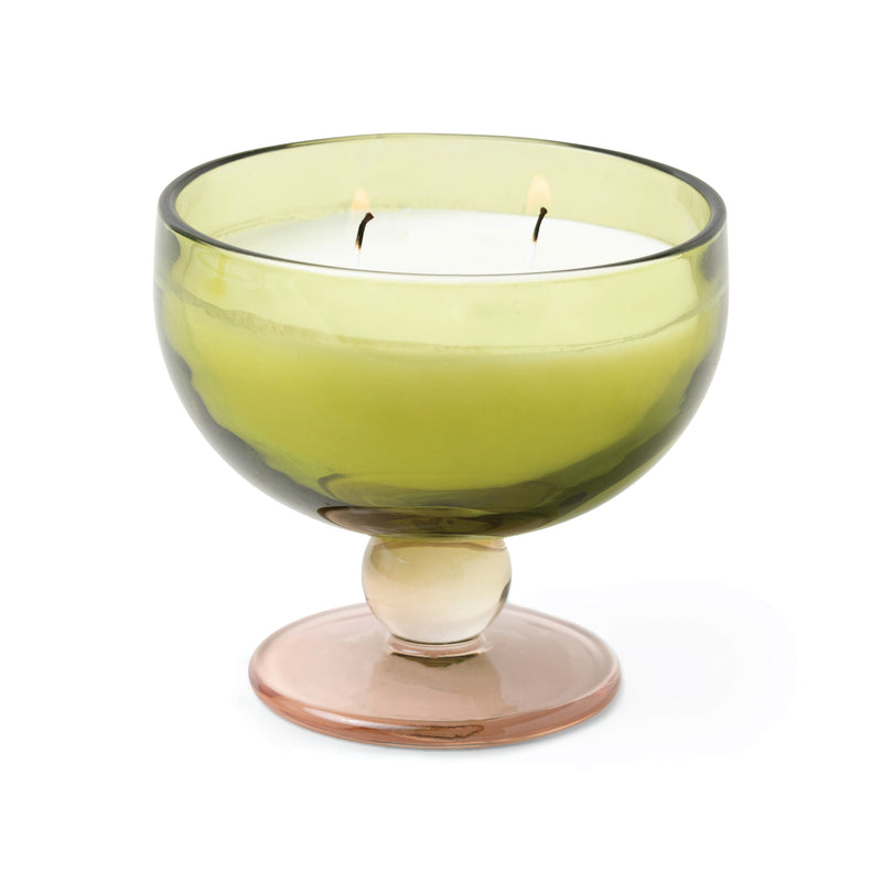Glass Goblet Candle | Misted Lime | 170g