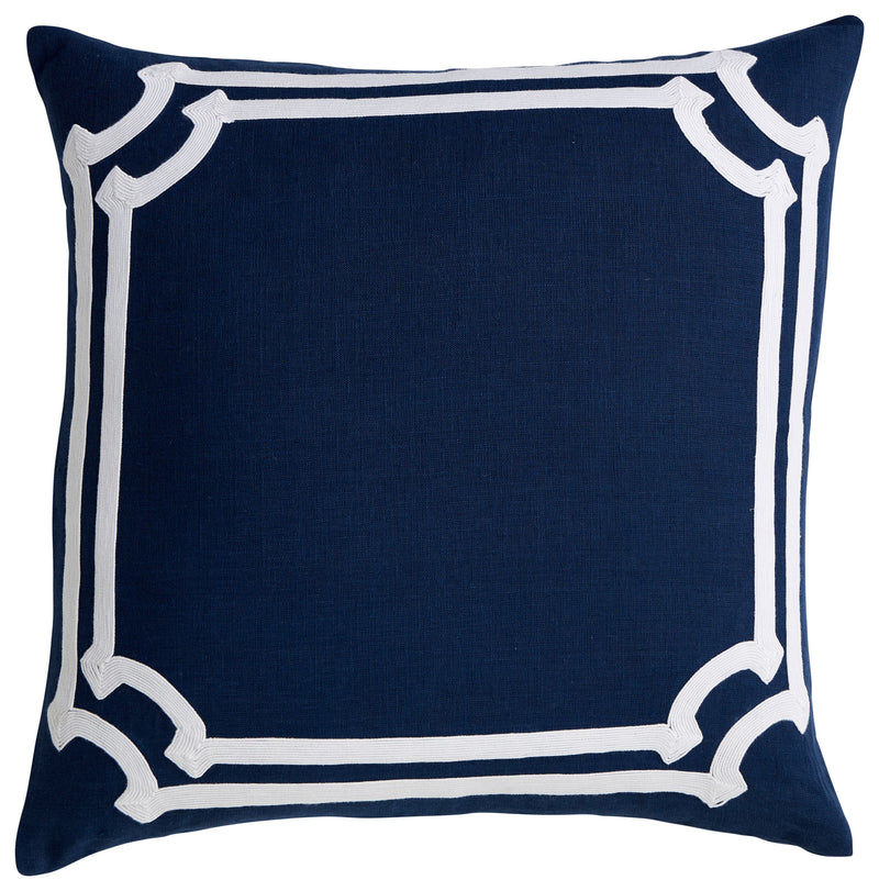 Newport Navy Cushion | 50x50cm