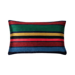 Embroidered Signature Stripe Bolster Cushion | Multi