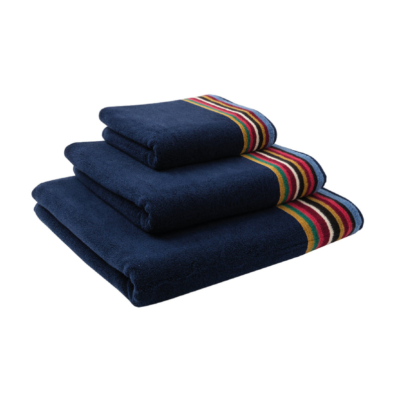 Signature Stripe Towel Set | Navy